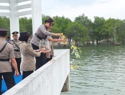 Jelang HUT Bhayangkara 80, Polres Karimun Gelar Tabur Bunga Kenang Jasa Pahlawan