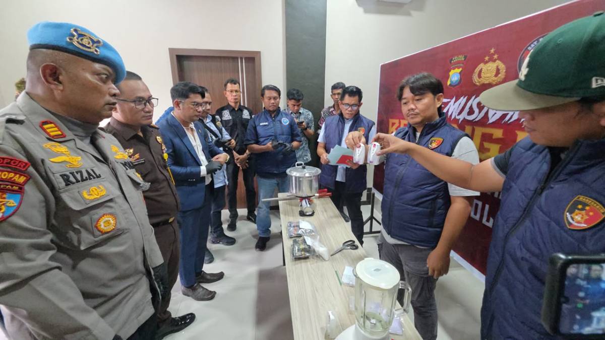 Polres Karimun Musnahkan Vape Narkoba, Sabu dan Ekstasi.