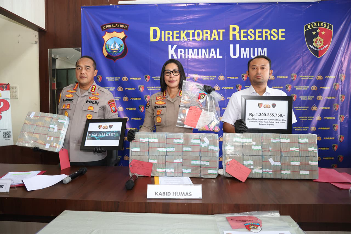 Polda Kepri Sikat Jaringan Promosi Judol di Batam, Lima Tersangka dan Aset Miliaran Diamankan.