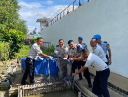 Rutan Karimun Panen 65 Kilogram Lele, Dukung Ketahanan Pangan