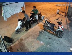 Geger, CCTV Rekam Dugaan Pencurian Sepeda Motor, Viral di Medsos
