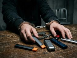 Aksi Nekat Oknum Polisi Batam, Sembunyikan Vape Narkoba di Celana Dalam Saat Masuk Karimun