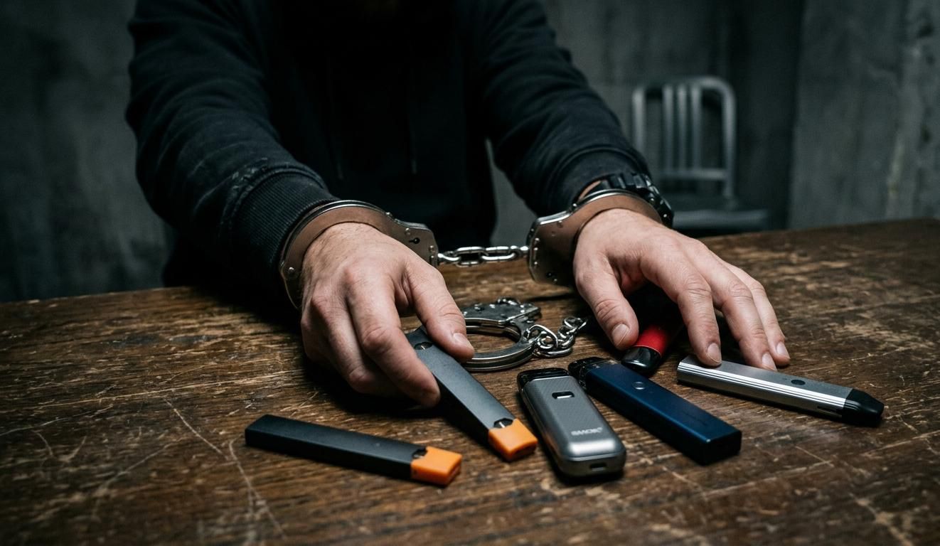 Aksi Nekat Oknum Polisi Batam, Sembunyikan Vape Narkoba di Celana Dalam Saat Masuk Karimun.