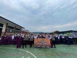 Sat Binmas Polresta Tanjungpinang dan BNN Edukasi Pelajar SMPN 5 Tentang Bahaya Narkoba dan Bullying