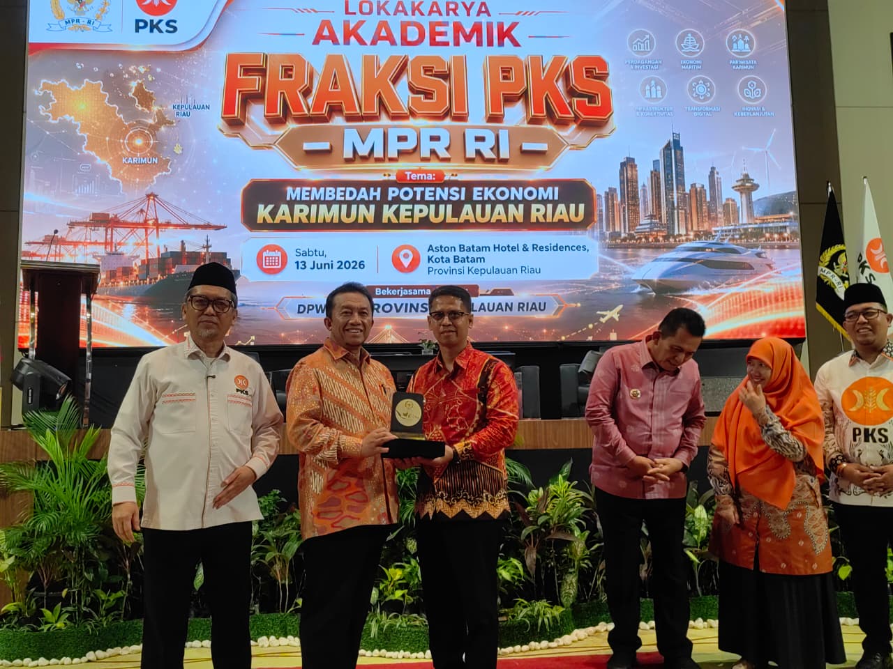 Bupati Iskandarsyah: Lokakarya PKS MPR RI Jadi Jalan Agar Pusat Melihat Potensi Karimun.