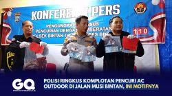 Polisi Ringkus Komplotan Pencuri AC Outdoor di Jalan Musi Bintan, Ini Motifnya.