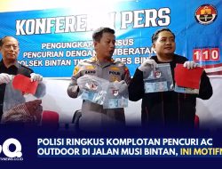 Polisi Ringkus Komplotan Pencuri AC Outdoor di Jalan Musi Bintan, Ini Motifnya