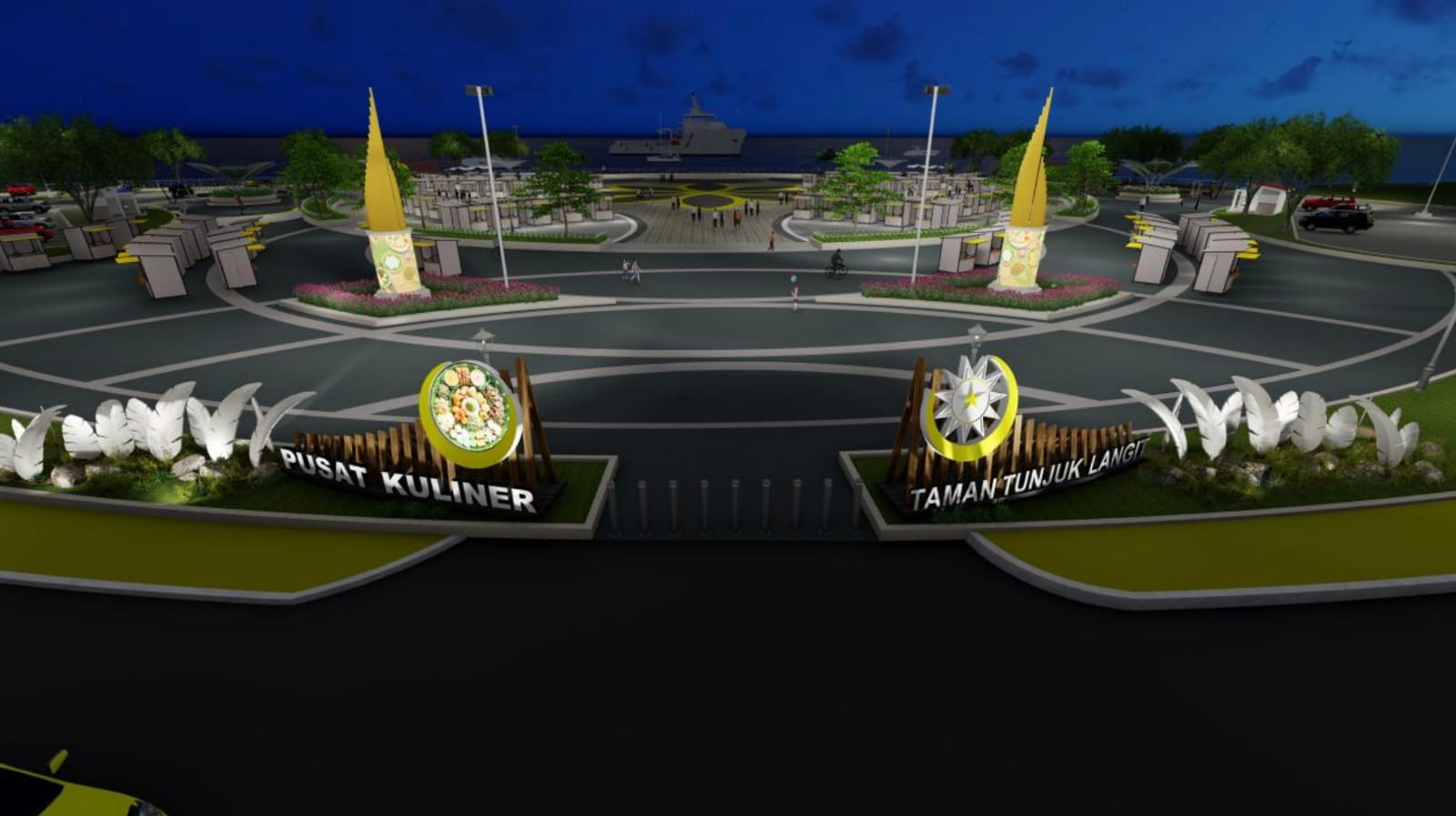 Taman Gurindam 12 Kembali Ditata, Jadi Pusat UMKM dan Wajah Baru Ibu Kota Kepulauan Riau.