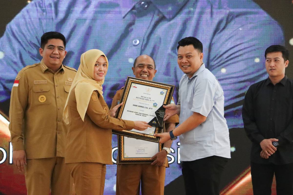 Anugerah Galanova Award 2026, Bupati Roby Harapkan OPD Terus Berinovasi.