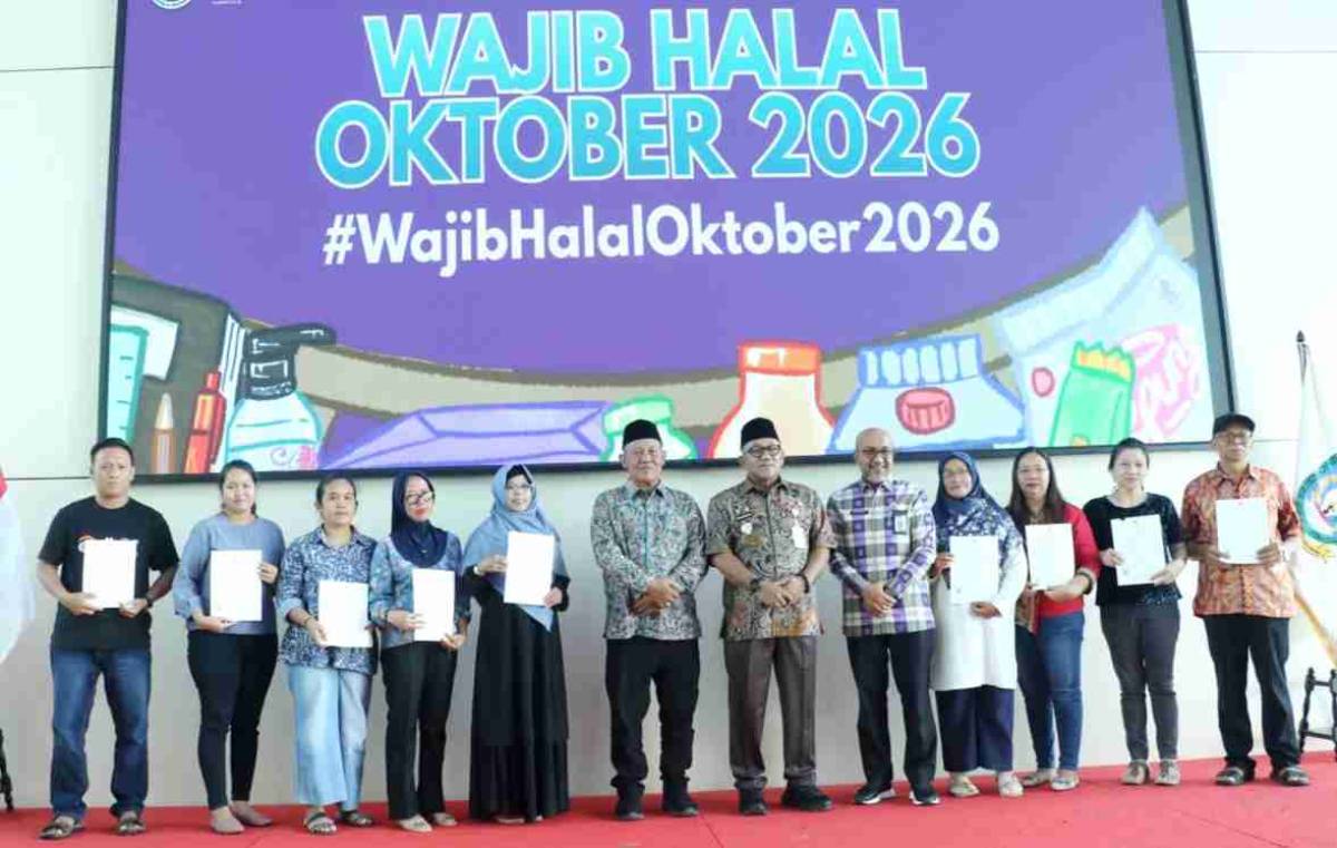 Buka Sosialisasi Wajib Halal, Wako Lis Tekankan Pentingnya Mutu dan Kepercayaan Konsumen Terhadap Produk Daerah.