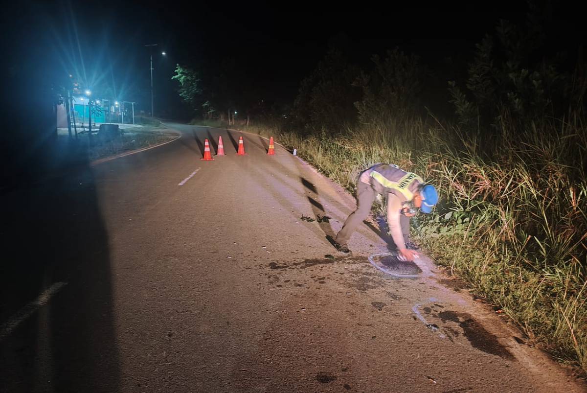 Laka Maut di Bintan Timur, Satu Pengendara Meninggal Dunia.