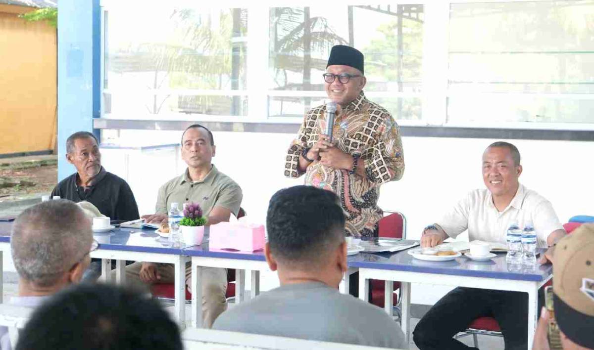 Pelaku UMKM di Tepi Laut Sepakati Relokasi Selama Penataan Taman Gurindam 12.