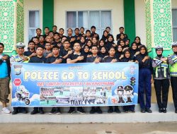 Police Go To School, Satlantas Polresta Tanjungpinang Ajak Siswa SMAN 2 Jadi Pelopor Keselamatan Berlalu Lintas
