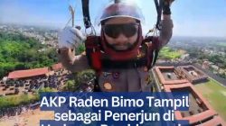 AKP Raden Bimo Tampil sebagai Penerjun di Hadapan Presiden pada HUT Bhayangkara ke-80
