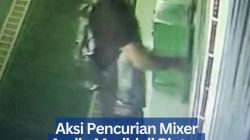 Aksi Pencurian Mixer Audio Masjid di Bintan Terekam Kamera CCTV