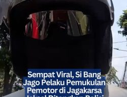 Sempat Viral, Si Bang Jago Pelaku Pemukulan Pemotor di Jagakarsa Jaksel Ditangkap Polisi