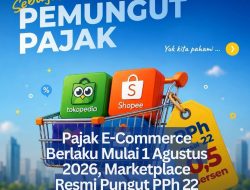 Pajak E-Commerce Berlaku Mulai 1 Agustus 2026, Marketplace Resmi Pungut PPh 22 Penjual