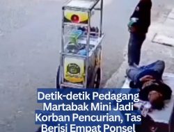 Detik-detik Pedagang Martabak Jadi Korban Pencurian, Empat Ponsel Raib
