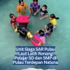 Unit Siaga SAR Pulau Laut Latih Renang Pelajar SD dan SMP di Pulau Terdepan Natuna