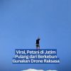Viral, Petani di Jatim Pulang dari Berkebun Gunakan Drone Raksasa