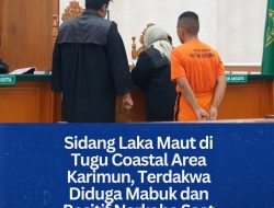 Sidang Laka Maut di Tugu Coastal Area Karimun, Terdakwa Diduga Mabuk dan Positif Narkoba Saat Mengemudi