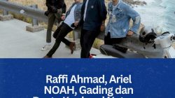 Raffi Ahmad, Ariel NOAH, Gading dan Desta Kunjungi Natuna, Promosikan Kampung Nelayan Merah Putih