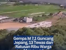 Gempa M 7,1 Guncang Jepang, 13 Tewas dan Ratusan Ribu Warga Mengungsi