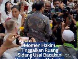 Momen Hakim Tinggalkan Ruang Sidang Usai Bacakan Vonis Nadiem Makarim