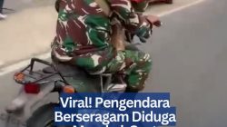 Viral! Pengendara Berseragam Diduga Merokok Saat Berkendara, Teguran Berakhir Adu Mulut
