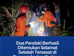 Dua Pendaki Berhasil Ditemukan Selamat Setelah Tersesat di Gunung Jantan Karimun