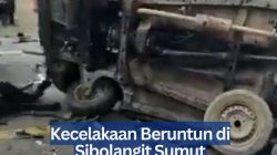 Kecelakaan Beruntun di Sibolangit Sumut Libatkan Delapan Kendaraan