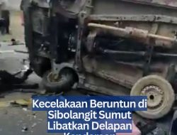 Kecelakaan Beruntun di Sibolangit Sumut Libatkan Delapan Kendaraan