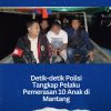 Detik-Detik Polisi Tangkap Pelaku Pemerasan 10 Anak di Kecamatan Mantang Bintan