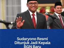 Sudaryono Resmi Ditunjuk Jadi Kepala BGN Baru