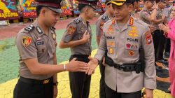 58 Personel Polresta Tanjungpinang Terima Kenaikan Pangkat, Kapolresta Tekankan Profesionalisme.