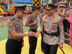 58 Personel Polresta Tanjungpinang Terima Kenaikan Pangkat, Kapolresta Tekankan Profesionalisme