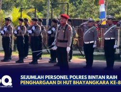 Sejumlah Personel Polres Bintan Raih Penghargaan di HUT Bhayangkara ke-80