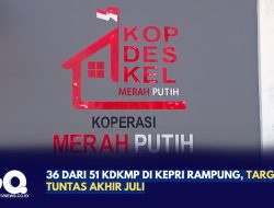 36 dari 51 KDKMP di Kepri Rampung, Target Tuntas Akhir Juli