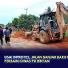 Usai Diprotes, Jalan Banjar Baru Mulai di Perbaiki Dinas PU Bintan