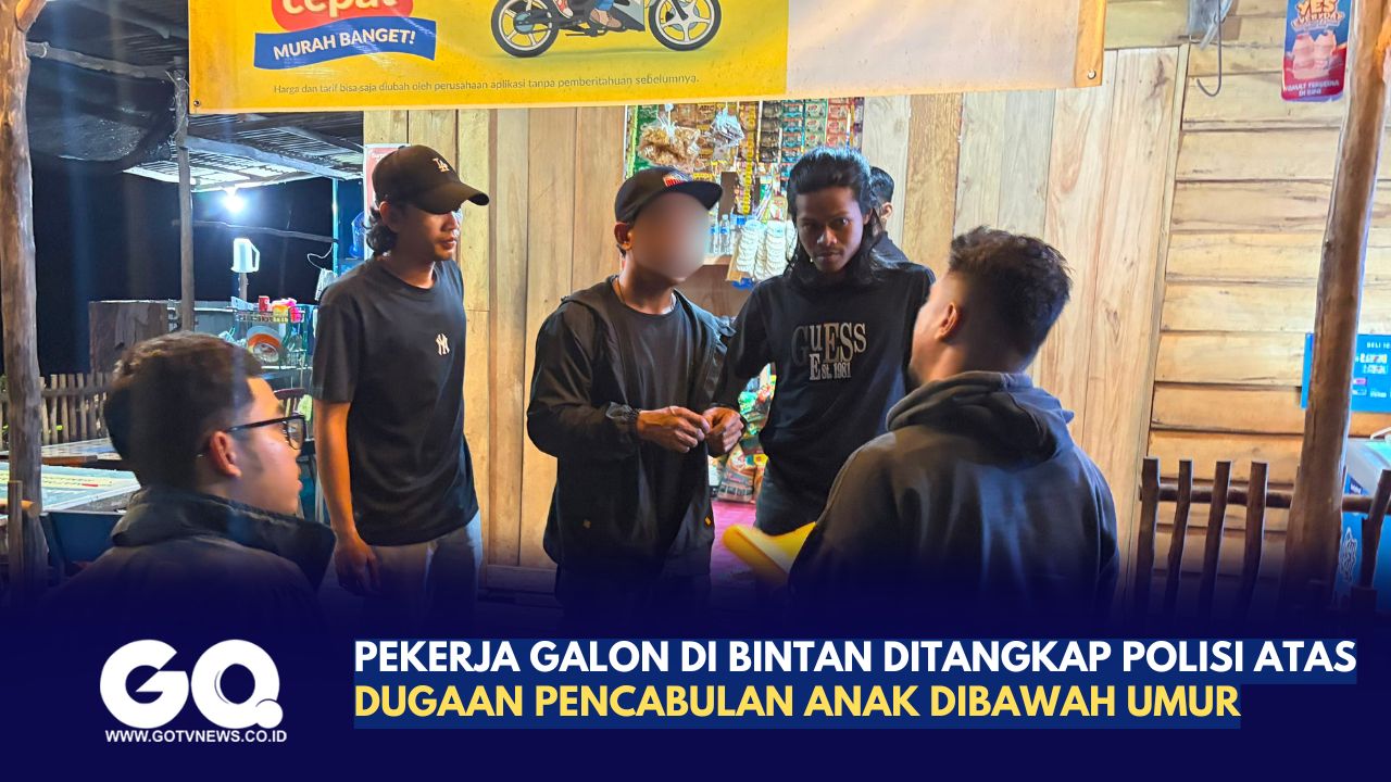 Pekerja Galon di Bintan Ditangkap Polisi Atas Dugaan Pencabulan Anak Dibawah Umur.