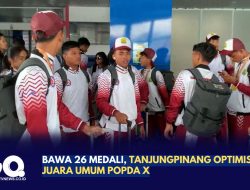 Bawa 26 Medali, Tanjungpinang Optimistis Juara Umum POPDA X