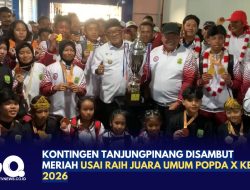 Kontingen Tanjungpinang Disambut Meriah Usai Raih Juara Umum POPDA X Kepri 2026