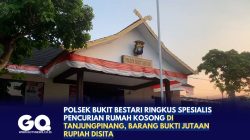 Polsek Bukit Bestari Ringkus Spesialis Pencurian Rumah Kosong di Tanjungpinang, Barang Bukti Jutaan Rupiah Disita