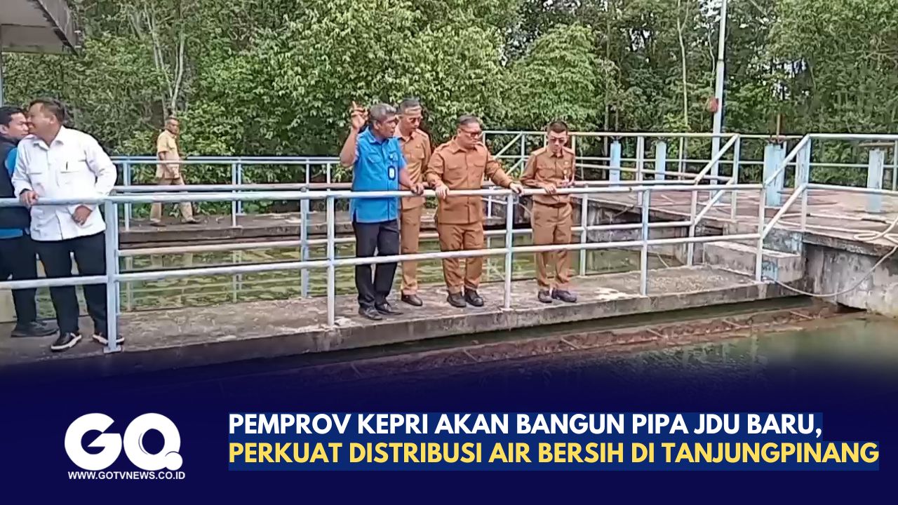 Pemprov Kepri Akan Bangun Pipa JDU Baru, Perkuat Distribusi Air Bersih di Tanjungpinang.
