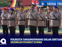 Polresta Tanjungpinang Gelar Sertijab Sejumlah Pejabat Utama