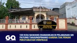 120 Koli Bawang Diamankan di Pelabuhan Sri Payung Tanjungpinang karena Tak Penuhi Persyaratan Verifikasi