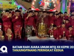 Batam Raih Juara Umum MTQ XII Kepri 2026, Tanjungpinang Peringkat Kedua