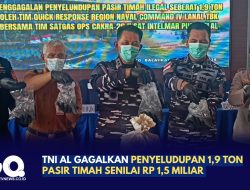 TNI AL Gagalkan Penyeludupan 1,9 Ton Pasir Timah Senilai Rp 1,5 Miliar