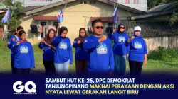 Sambut HUT ke-25, DPC Demokrat Tanjungpinang Maknai Perayaan dengan Aksi Nyata Lewat Gerakan Langit Biru