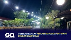 Gubernur Ansar Percantik Pulau Penyengat dengan Lampu Hias.